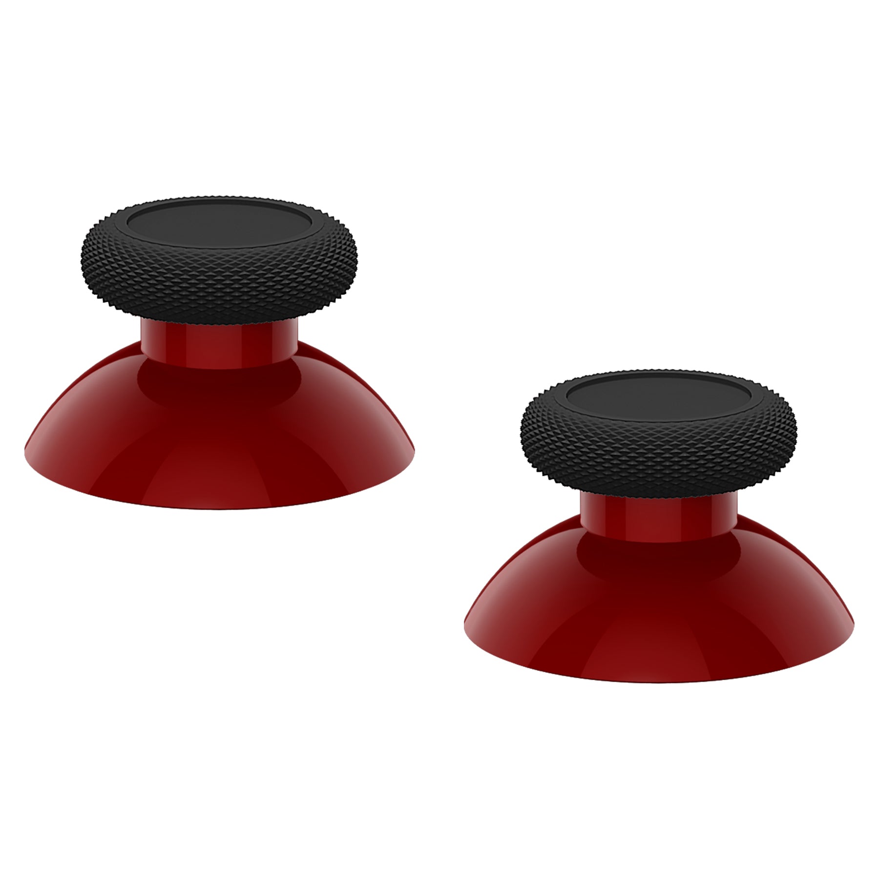 eXtremeRate Retail Carmine Red & Black Replacement Thumbsticks for Xbox Series X/S Controller & Xbox One Standard Controller & Xbox One X/S & Xbox One Elite Controller - JX3431