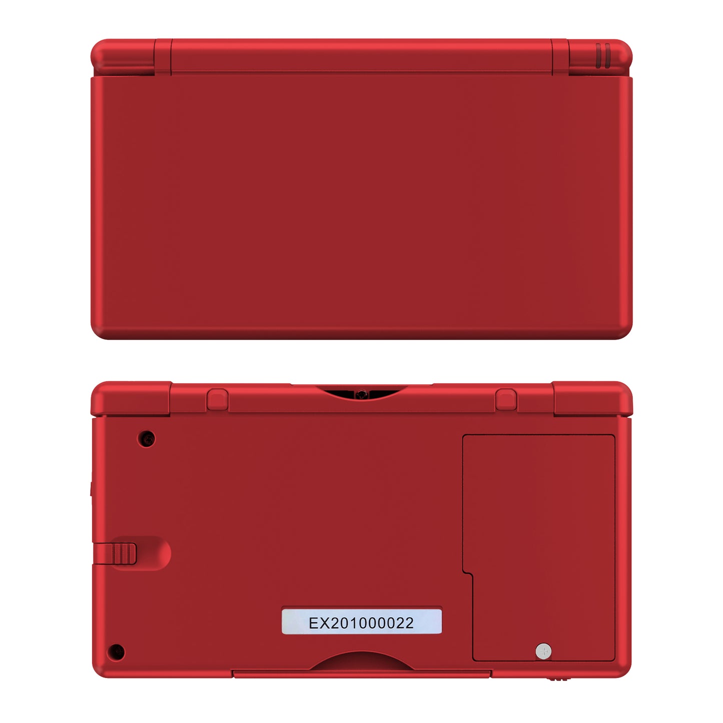 eXtremeRate Replacement Full Housing Shell & Buttons with Screen Lens for Nintendo DS Lite NDSL - Scarlet Red