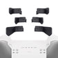 eXtremeRate Retail Metalic Black 6in1 Replacement Interchangeable Swift Back Paddles for Xbox One Elite & Elite Series 2 Controller