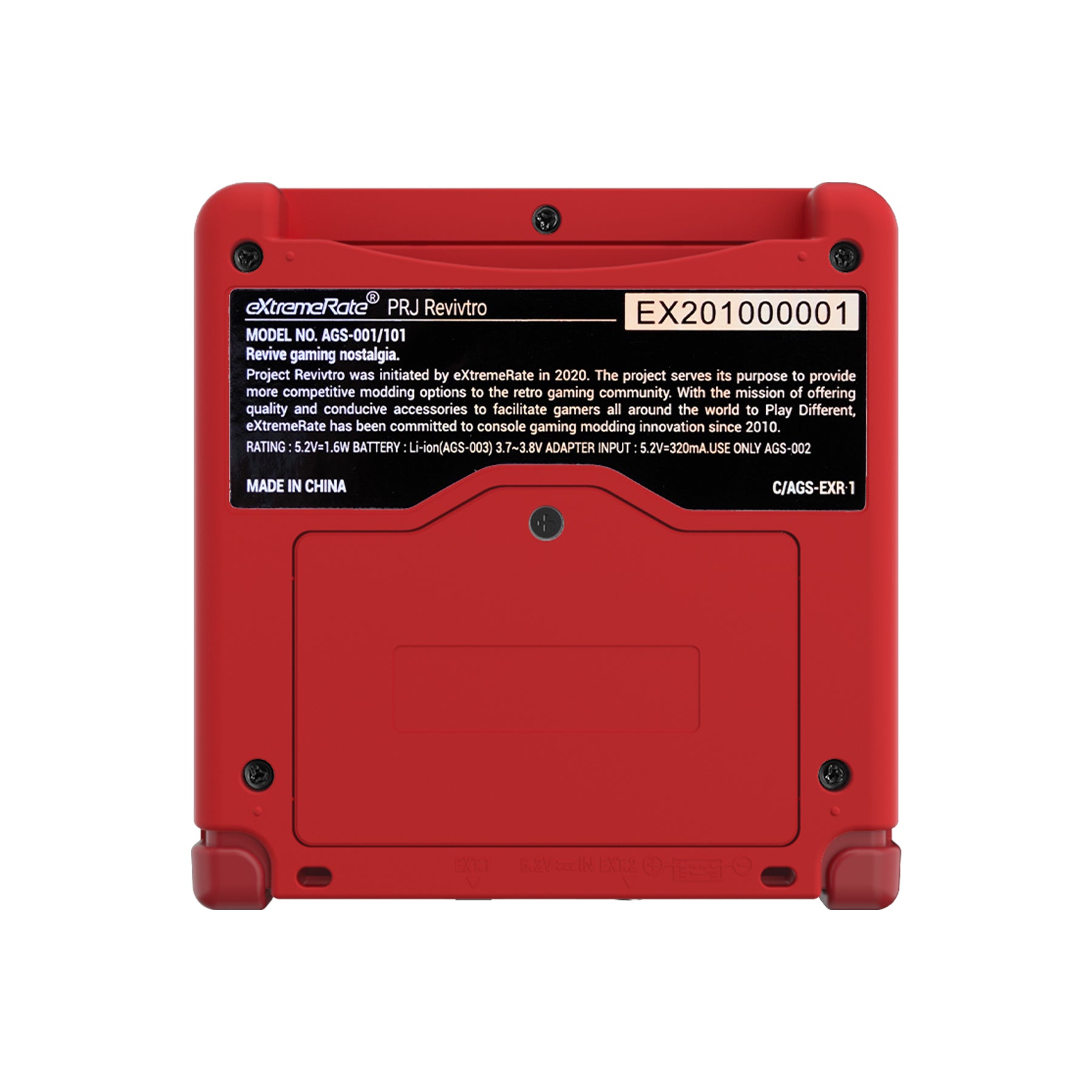 eXtremeRate Retail IPS Ready Upgraded Monster Index Console Style Custom Replacement Housing Shell for Gameboy Advance SP GBA SP – Compatible with Both IPS & Standard LCD – Console & Screen NOT Included - ASPY002