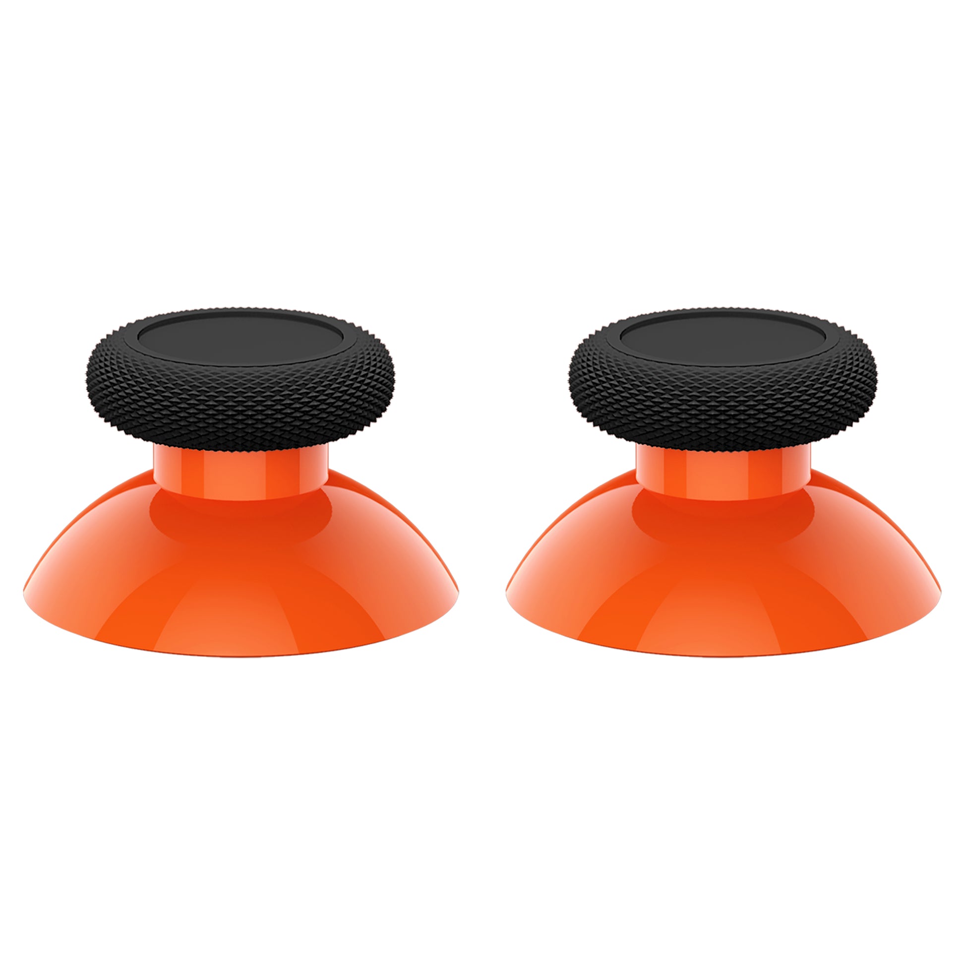 eXtremeRate Retail Orange & Black Replacement Thumbsticks for Xbox Series X/S Controller, for Xbox One Standard Controller Analog Stick, Custom Joystick for Xbox One X/S, for Xbox One Elite Controller - JX3432