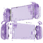 eXtremeRate DIY Replacement Full Set Shells with Buttons for Nintendo Switch 2 - Deluxe Version - Clear Atomic Purple