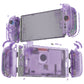 eXtremeRate DIY Replacement Full Set Shells with Buttons for Nintendo Switch 2 - Deluxe Version - Clear Atomic Purple