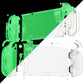 eXtremeRate DIY Replacement Full Set Shells with Buttons for Nintendo Switch 2 - Deluxe Version - Glow in Dark - Green