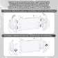 eXtremeRate DIY Replacement Full Set Shells with Buttons for Nintendo Switch 2 - Essence Version - Clear