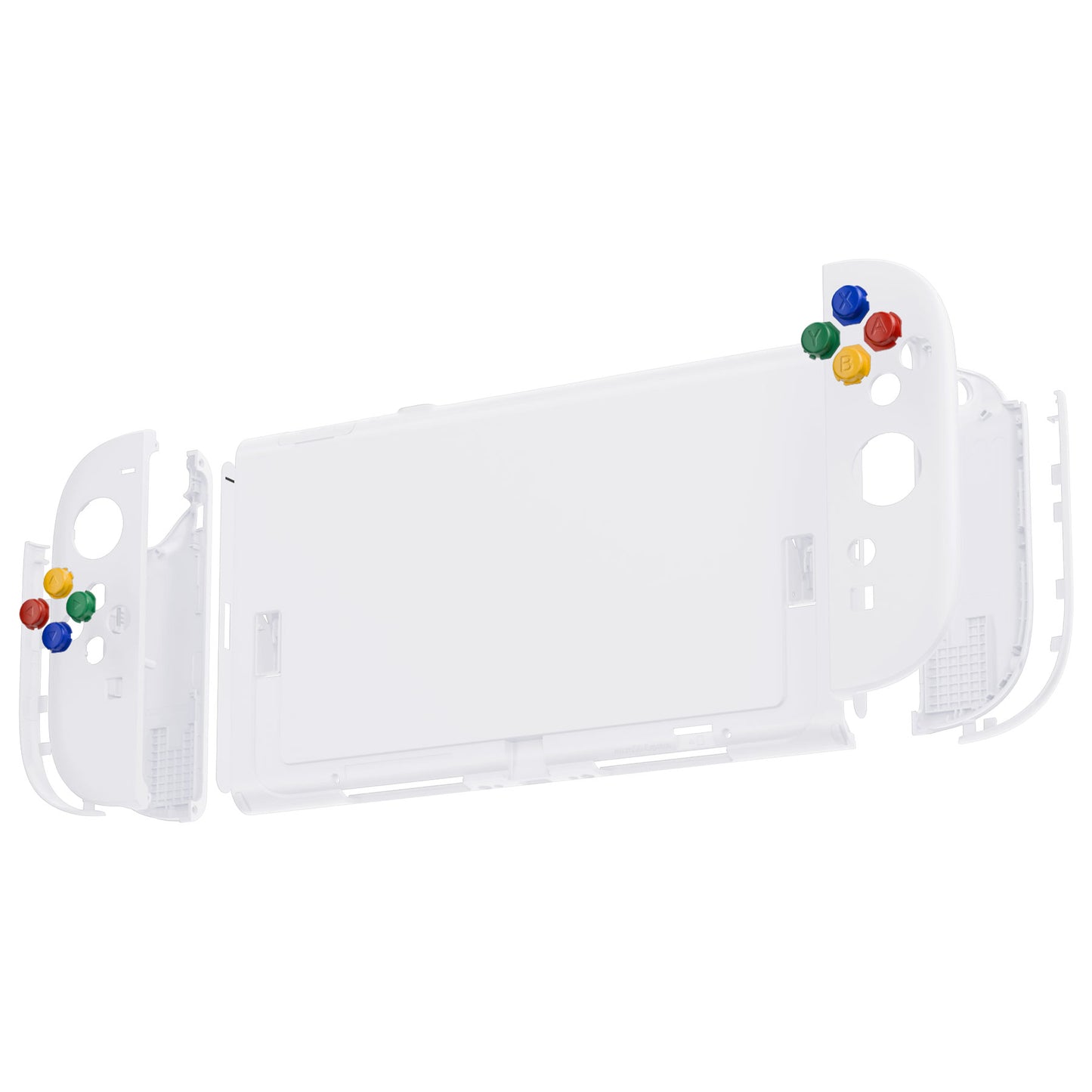 eXtremeRate DIY Replacement Full Set Shells with Buttons for Nintendo Switch 2 - Essence Version - White