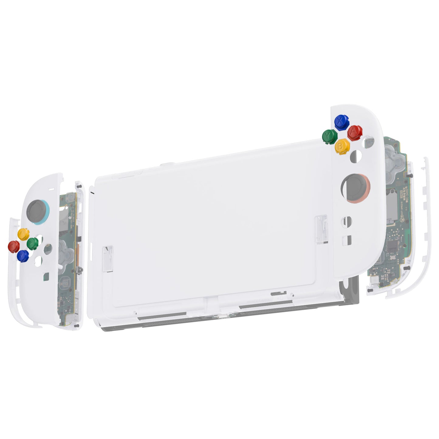 eXtremeRate DIY Replacement Full Set Shells with Buttons for Nintendo Switch 2 - Essence Version - White