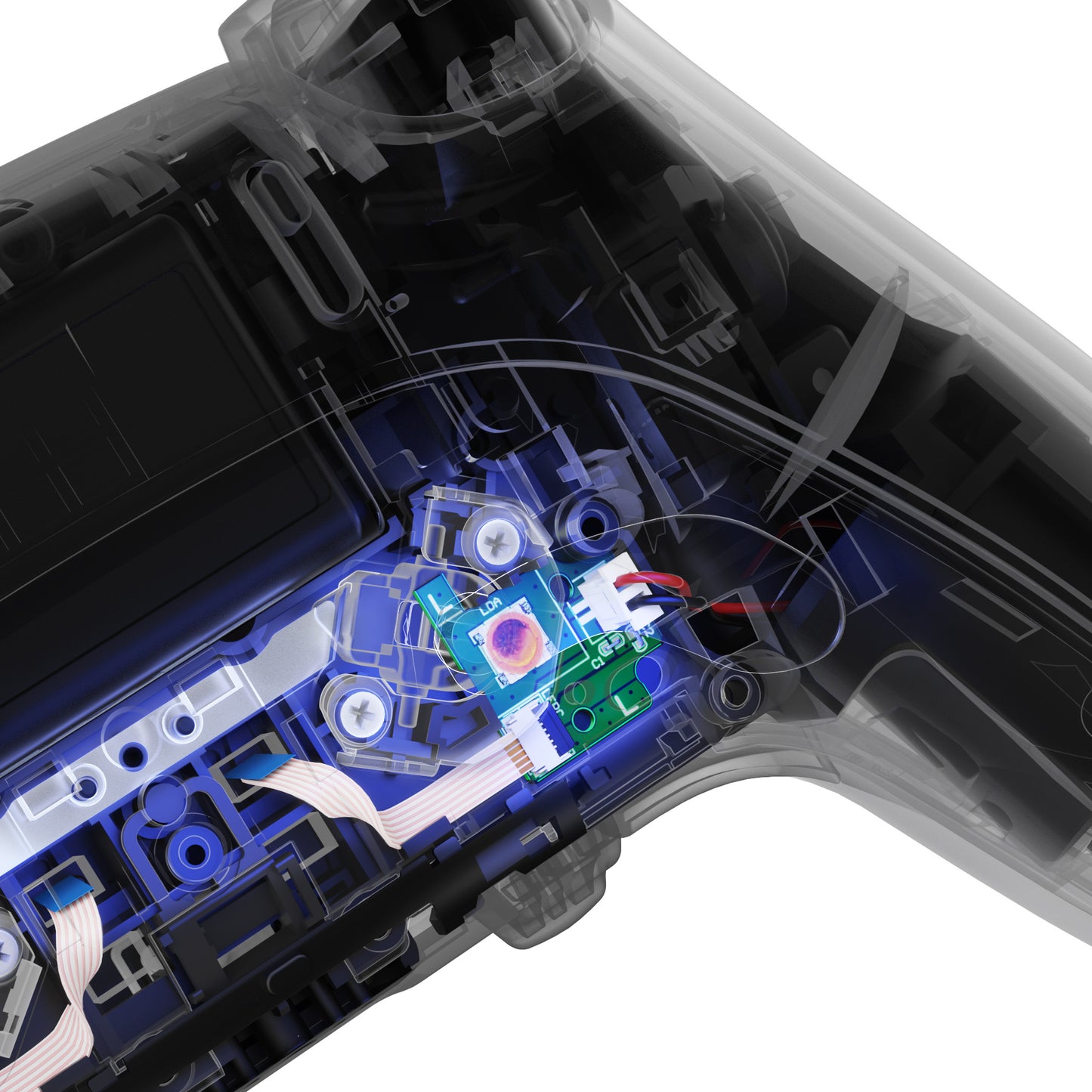 eXtremeRate Back Paddles Replacement Switch Board Kit for PS5 Edge Controller, Custom Redesigned LB RB Buttons Enhancement Repair Parts - Without Back Buttons