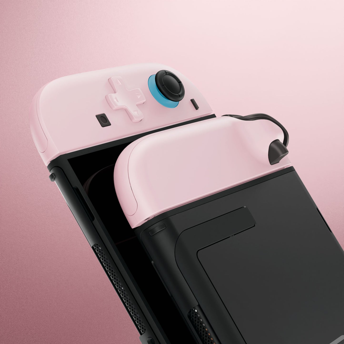 eXtremeRate D-Pad Version Replacement Full Set Shell Case with Buttons for Joycon 2 of Nintendo Switch 2 - Deluxe Version - Cherry Blossoms Pink