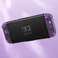 eXtremeRate D-Pad Version Replacement Full Set Shell Case with Buttons for Joycon 2 of Nintendo Switch 2 - Deluxe Version - Clear Atomic Purple