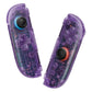 eXtremeRate D-Pad Version Replacement Full Set Shell Case with Buttons for Joycon 2 of Nintendo Switch 2 - Deluxe Version - Clear Atomic Purple