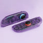 eXtremeRate D-Pad Version Replacement Full Set Shell Case with Buttons for Joycon 2 of Nintendo Switch 2 - Deluxe Version - Clear Atomic Purple
