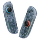 eXtremeRate D-Pad Version Replacement Full Set Shell Case with Buttons for Joycon 2 of Nintendo Switch 2 - Deluxe Version - Clear Glacier Blue