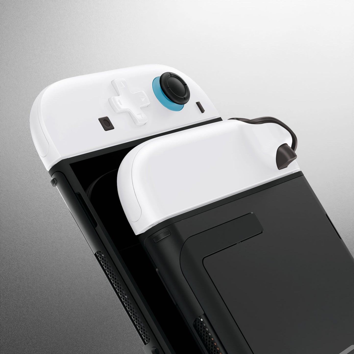 eXtremeRate D-Pad Version Replacement Full Set Shell Case with Buttons for Joycon 2 of Nintendo Switch 2 - Deluxe Version - White