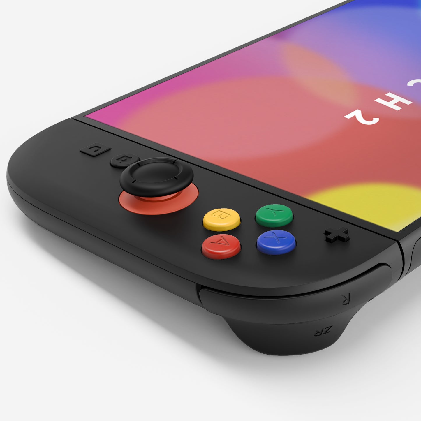 eXtremeRate D-Pad Version Replacement Full Set Shell Case with Buttons for Joycon 2 of Nintendo Switch 2 - Essence Version - Black