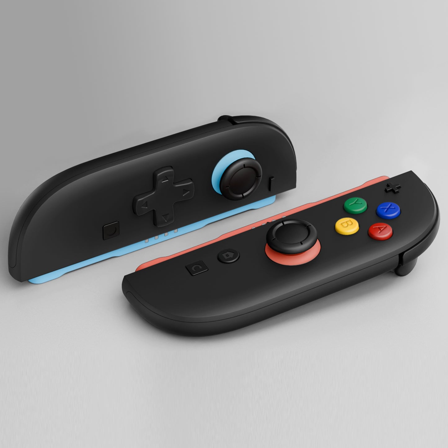 eXtremeRate D-Pad Version Replacement Full Set Shell Case with Buttons for Joycon 2 of Nintendo Switch 2 - Essence Version - Black