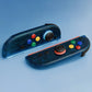 eXtremeRate DIY Replacement Full Set Shell Case with Buttons for Joycon 2 of Nintendo Switch 2 - Essence Version - Clear Blue