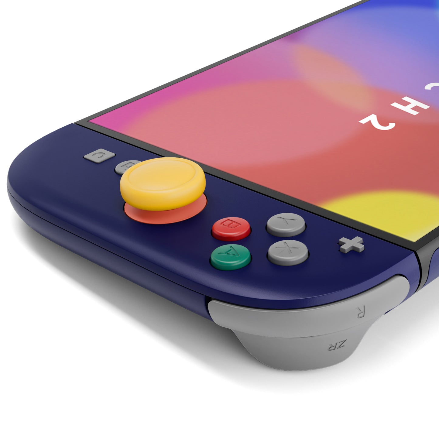 eXtremeRate DIY Replacement Full Set Shells with Buttons for Nintendo Switch 2 - Deluxe Version - Classic SwitchCube Style