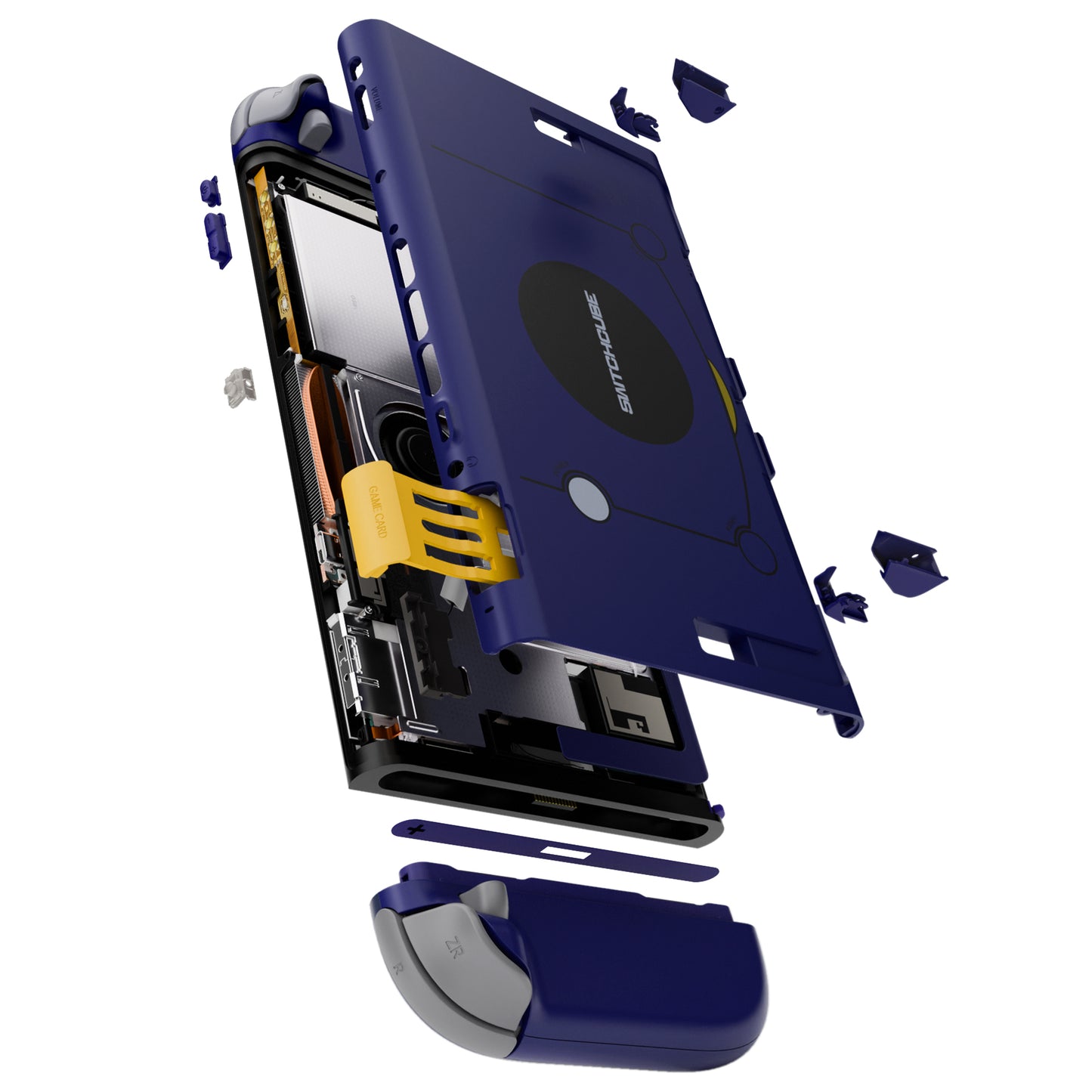 eXtremeRate DIY Replacement Full Set Shells with Buttons for Nintendo Switch 2 - Deluxe Version - Classic SwitchCube Style