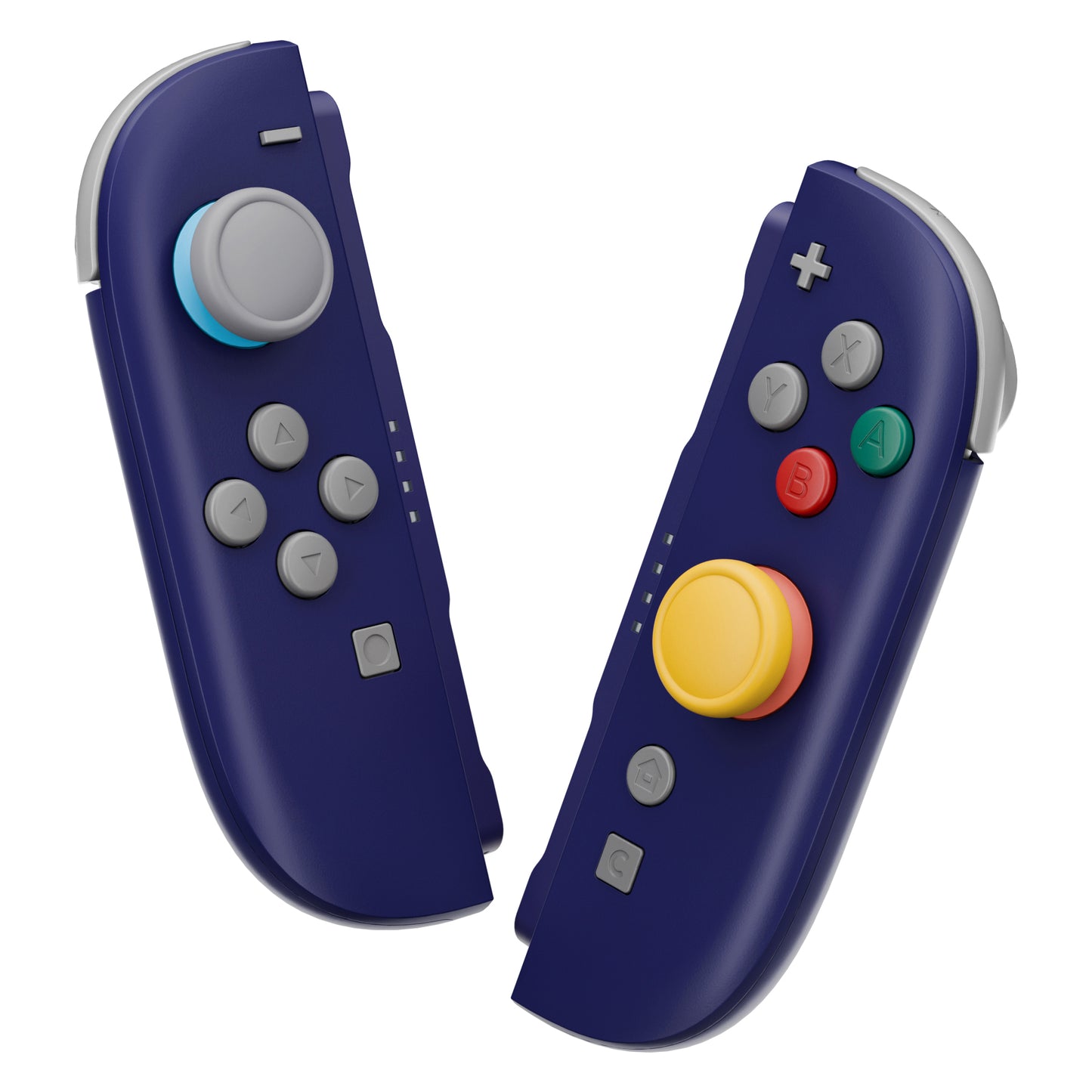 eXtremeRate DIY Replacement Full Set Shells with Buttons for Nintendo Switch 2 - Deluxe Version - Classic SwitchCube Style