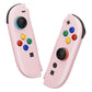 eXtremeRate DIY Replacement Full Set Shells with Buttons for Nintendo Switch 2 - Deluxe Version - Cherry Blossoms Pink