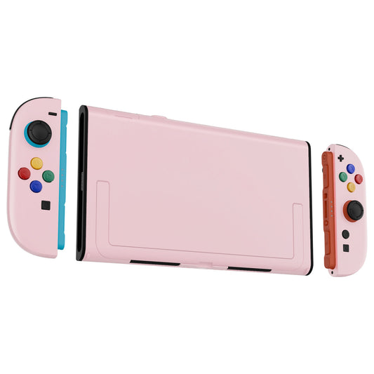 eXtremeRate DIY Replacement Full Set Shells with Buttons for Nintendo Switch 2 - Essence Version - Cherry Blossoms Pink