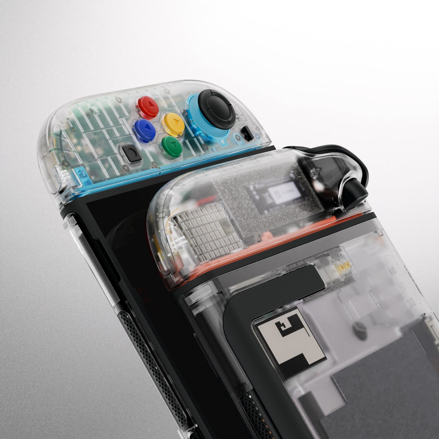 eXtremeRate DIY Replacement Full Set Shells with Buttons for Nintendo Switch 2 - Essence Version - Clear