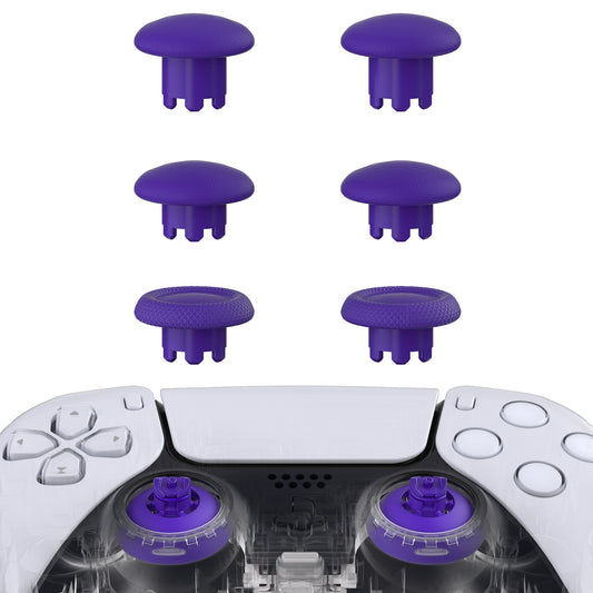 EDGE Sticks Replacement Interchangeable Thumbsticks for PS5 & PS4 All Model Controllers - Purple eXtremeRate