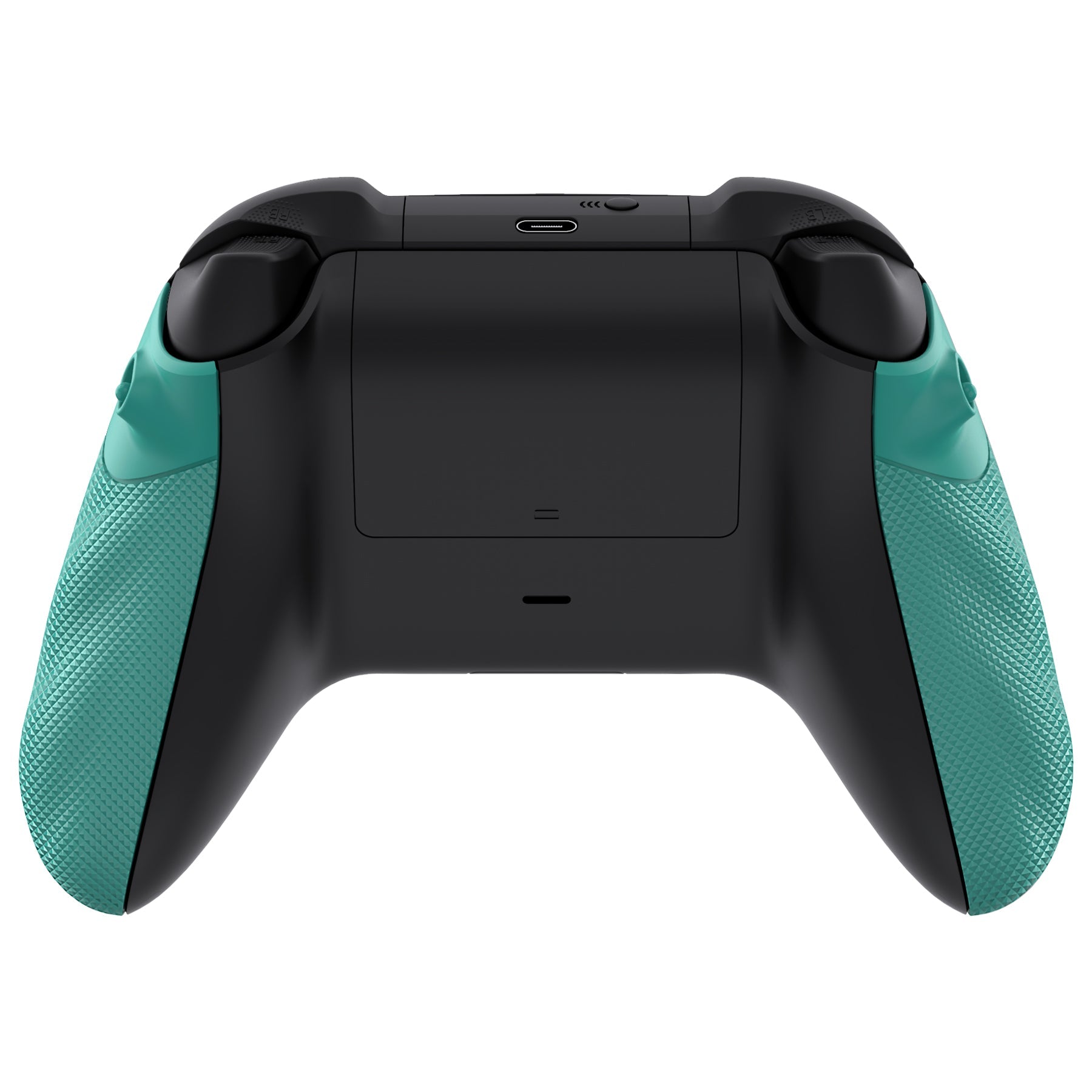 eXtremeRate FLEXOR Rubberized Side Rails Grips Trigger Stop Kit for Xbox Series X/S Controller & Xbox Core Controller - Teal Green eXtremeRate