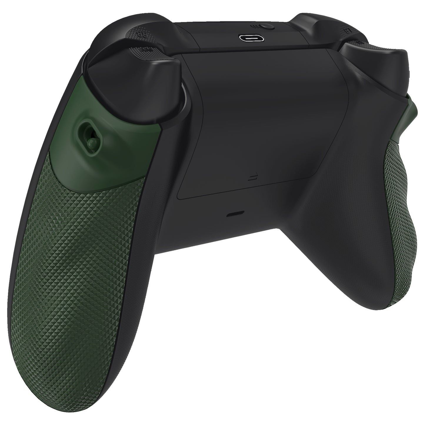 eXtremeRate FLEXOR Rubberized Side Rails Grips Trigger Stop Kit for Xbox Series X/S Controller & Xbox Core Controller - Deep Pine