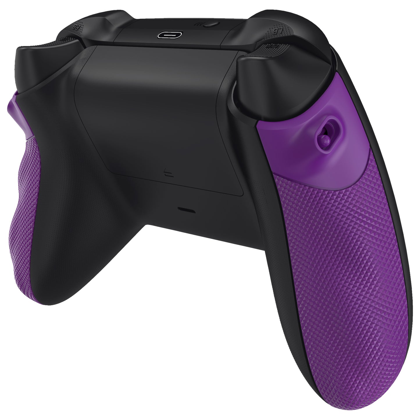 eXtremeRate FLEXOR Rubberized Side Rails Grips Trigger Stop Kit for Xbox Series X/S Controller & Xbox Core Controller - Mist Purple