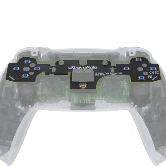 eXtremeRate Face Clicky Kit V2 for PS5 Controller BDM-010 & BDM-020, Custom Tactile Dpad Action Buttons for PS5 Controller eXtremeRate