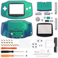 eXtremeRate IPS Ready Upgraded GBA Replacement Full Set Shells with Buttons for Gameboy Advance, Compatible with Both IPS & Standard LCD - Chameleon Green Purple