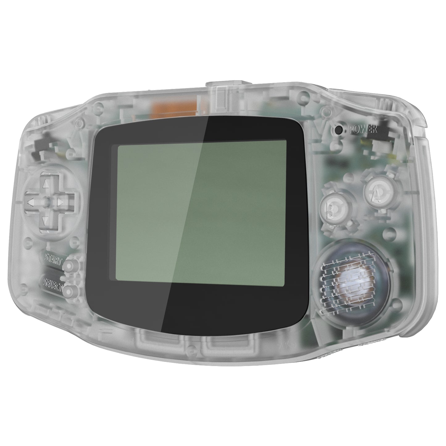 eXtremeRate IPS Ready Upgraded GBA Replacement Full Set Shells with Buttons for Gameboy Advance, Compatible with Both IPS & Standard LCD - Glow in Dark - Green