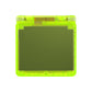 eXtremeRate IPS Ready Upgraded Replacement Full Set Shells with Buttons for Gameboy Advance SP GBA SP, Compatible with Both IPS & Standard LCD - Clear Lime Green