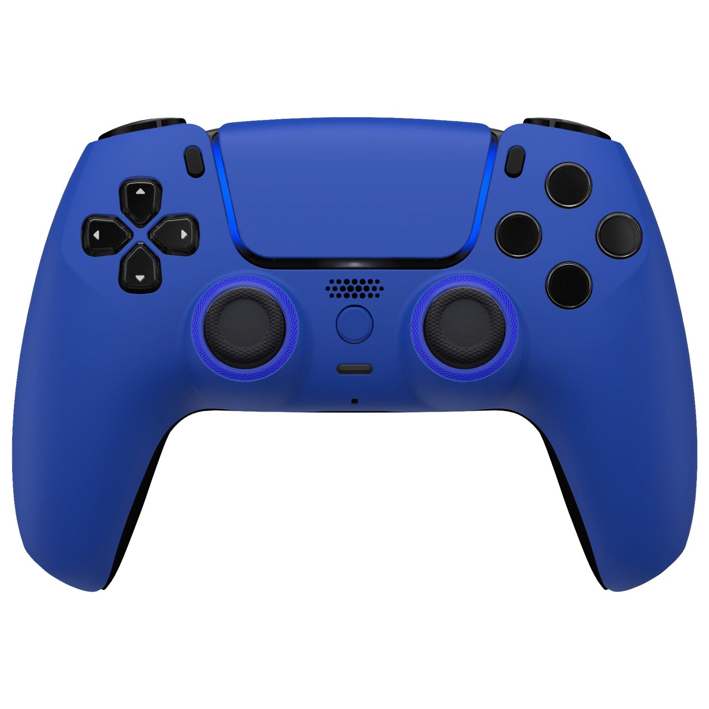 eXtremeRate LUNA Redesigned Replacement Front Shell with Touchpad Compatible with PS5 Controller BDM-010/020/030/040/050 - Blue eXtremeRate