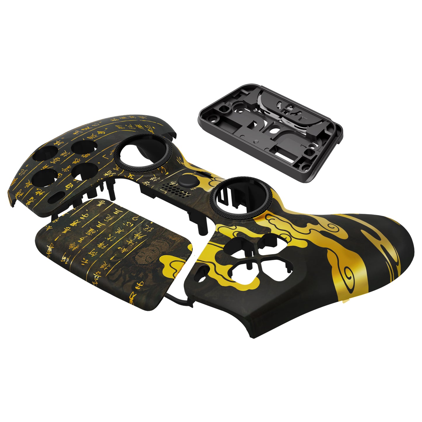 eXtremeRate LUNA Redesigned Replacement Front Shell with Touchpad Compatible with PS5 Controller BDM-010/020/030/040/050 - Eastern Myth