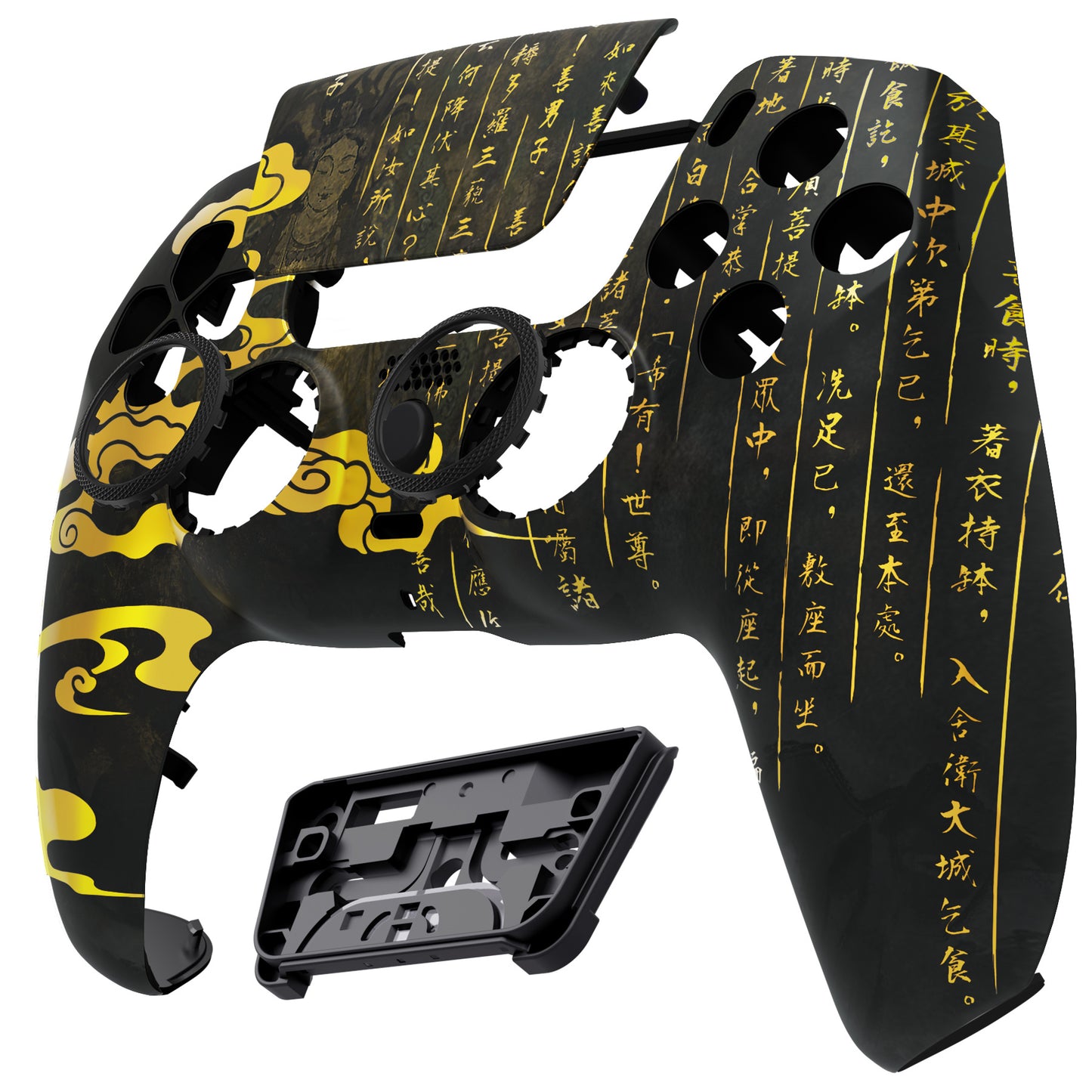 eXtremeRate LUNA Redesigned Replacement Front Shell with Touchpad Compatible with PS5 Controller BDM-010/020/030/040/050 - Eastern Myth