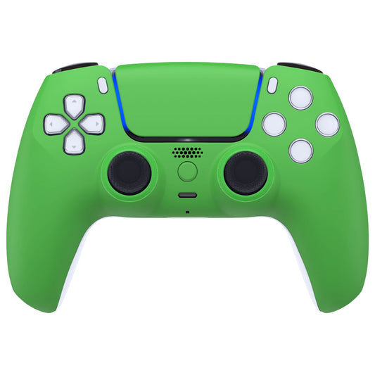eXtremeRate LUNA Redesigned Replacement Front Shell with Touchpad Compatible with PS5 Controller BDM-010/020/030/040/050 - Green eXtremeRate