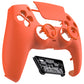 eXtremeRate LUNA Redesigned Replacement Front Shell with Touchpad Compatible with PS5 Controller BDM-010/020/030/040/050 - Orange