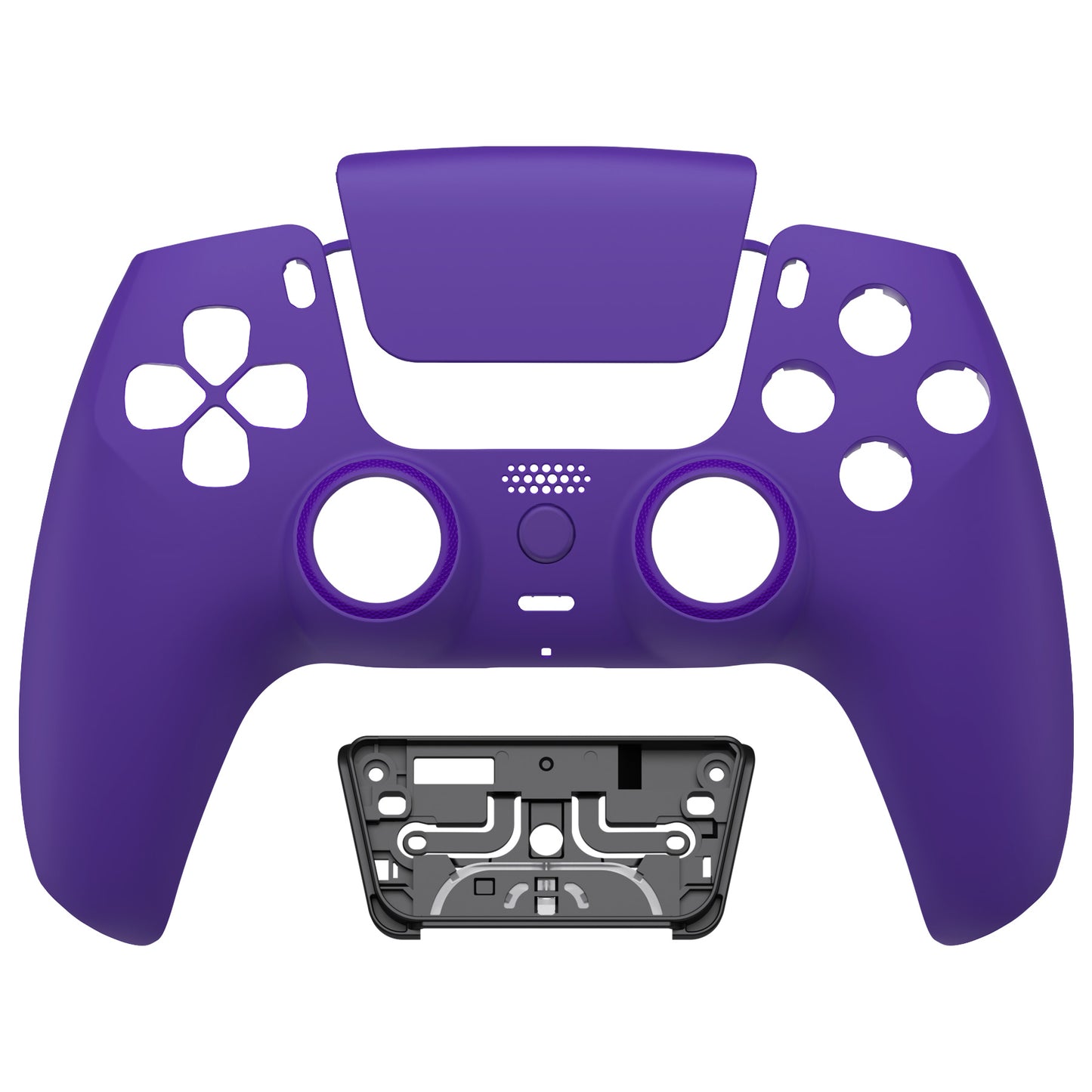 eXtremeRate LUNA Redesigned Replacement Front Shell with Touchpad Compatible with PS5 Controller BDM-010/020/030/040/050 - Purple