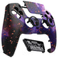 eXtremeRate LUNA Redesigned Replacement Front Shell with Touchpad Compatible with PS5 Controller BDM-010/020/030/040/050 - Glow in Dark - Cosmic Camo