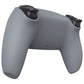eXtremeRate LUNA Redesigned Replacement Full Set Shells with Buttons Compatible with PS5 Controller BDM-030/040/050 - New Hope Gray