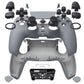 eXtremeRate LUNA Redesigned Replacement Full Set Shells with Buttons Compatible with PS5 Controller BDM-030/040/050 - New Hope Gray