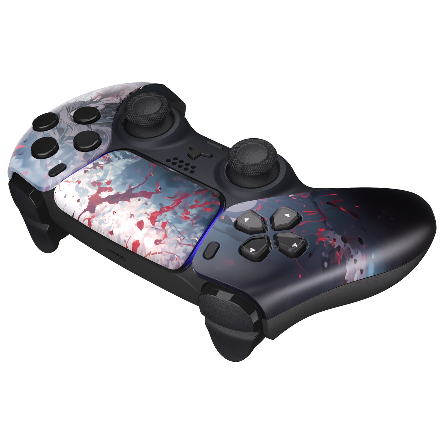 eXtremeRate Replacement Front Housing Shell with Touchpad Compatible with PS5 Controller BDM-010/020/030/040/050 - Killing Clown