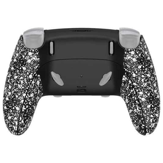 eXtremeRate Replacement Back Housing Bottom Shell & Clip Shell Compatible with PS5 Edge Controller -  Textured White eXtremeRate