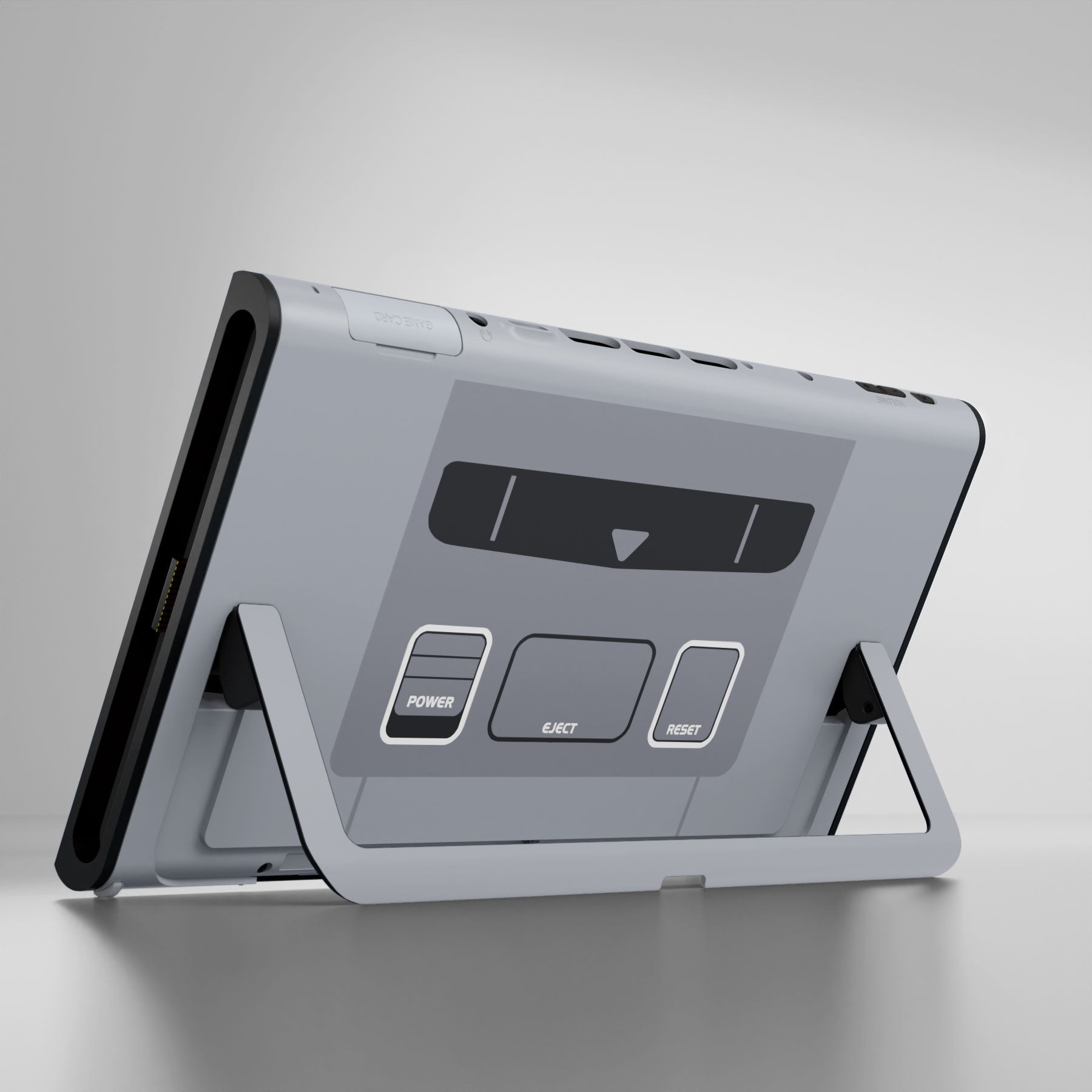 eXtremeRate Replacement DIY Rear Back Plate for Nintendo Switch 2 Handheld Console  (Without Kickstand) - SFC SNES Classic EU Style eXtremeRate