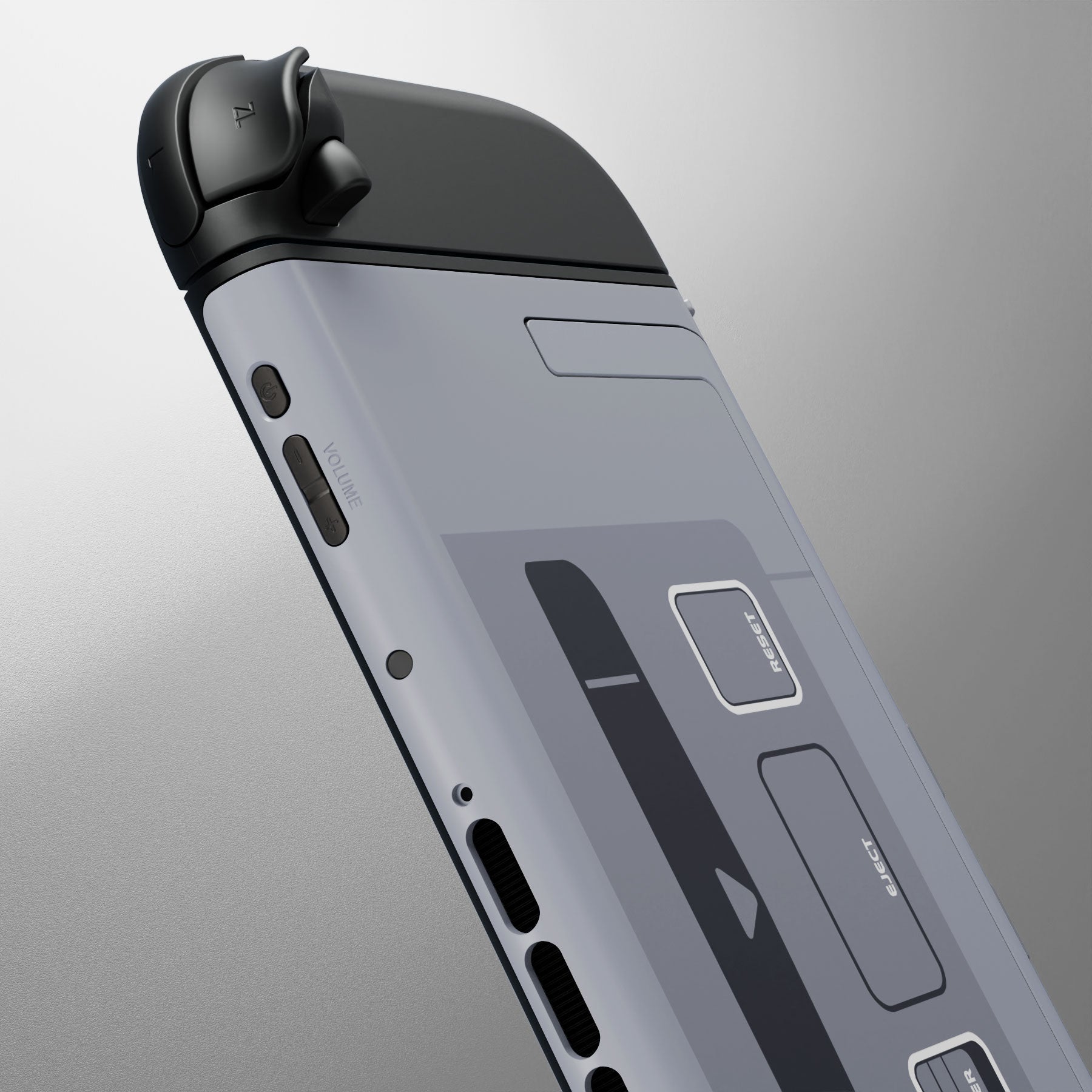 eXtremeRate Replacement DIY Rear Back Plate for Nintendo Switch 2 Handheld Console  (Without Kickstand) - SFC SNES Classic EU Style eXtremeRate