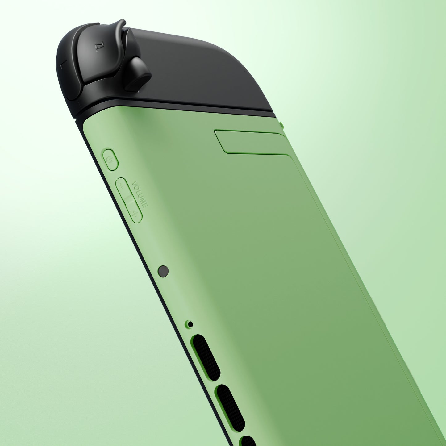 eXtremeRate Replacement DIY Rear Back Plate for Nintendo Switch 2 Handheld Console  (Without Kickstand) - Matcha Green