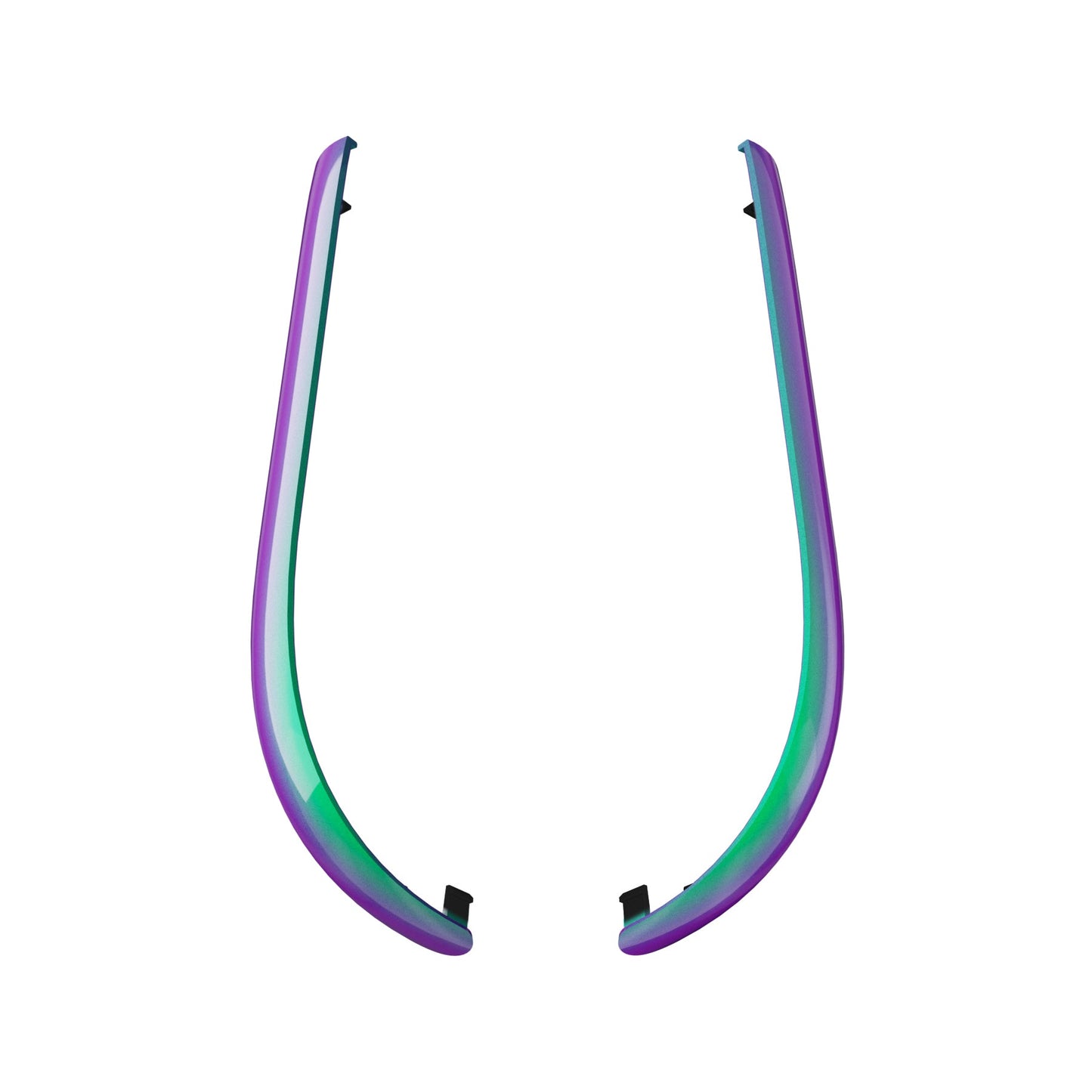 eXtremeRate Replacement Decorative Strips for Joycon 2 of Nintendo Switch 2 - Chameleon Green Purple eXtremeRate